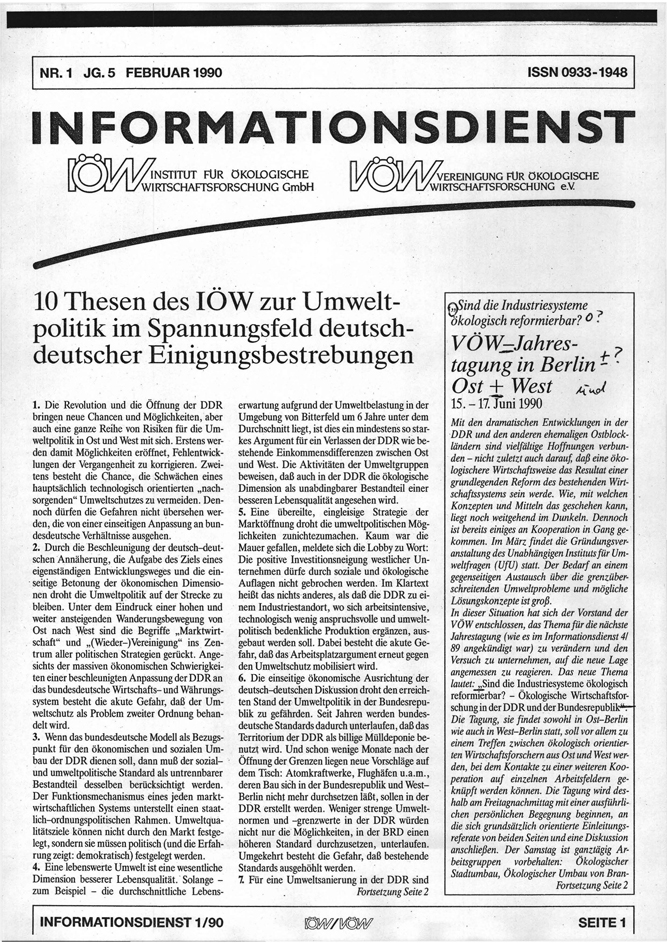 					Ansehen Bd. 5 Nr. 1 (1990): Ökologisches Wirtschaften
				