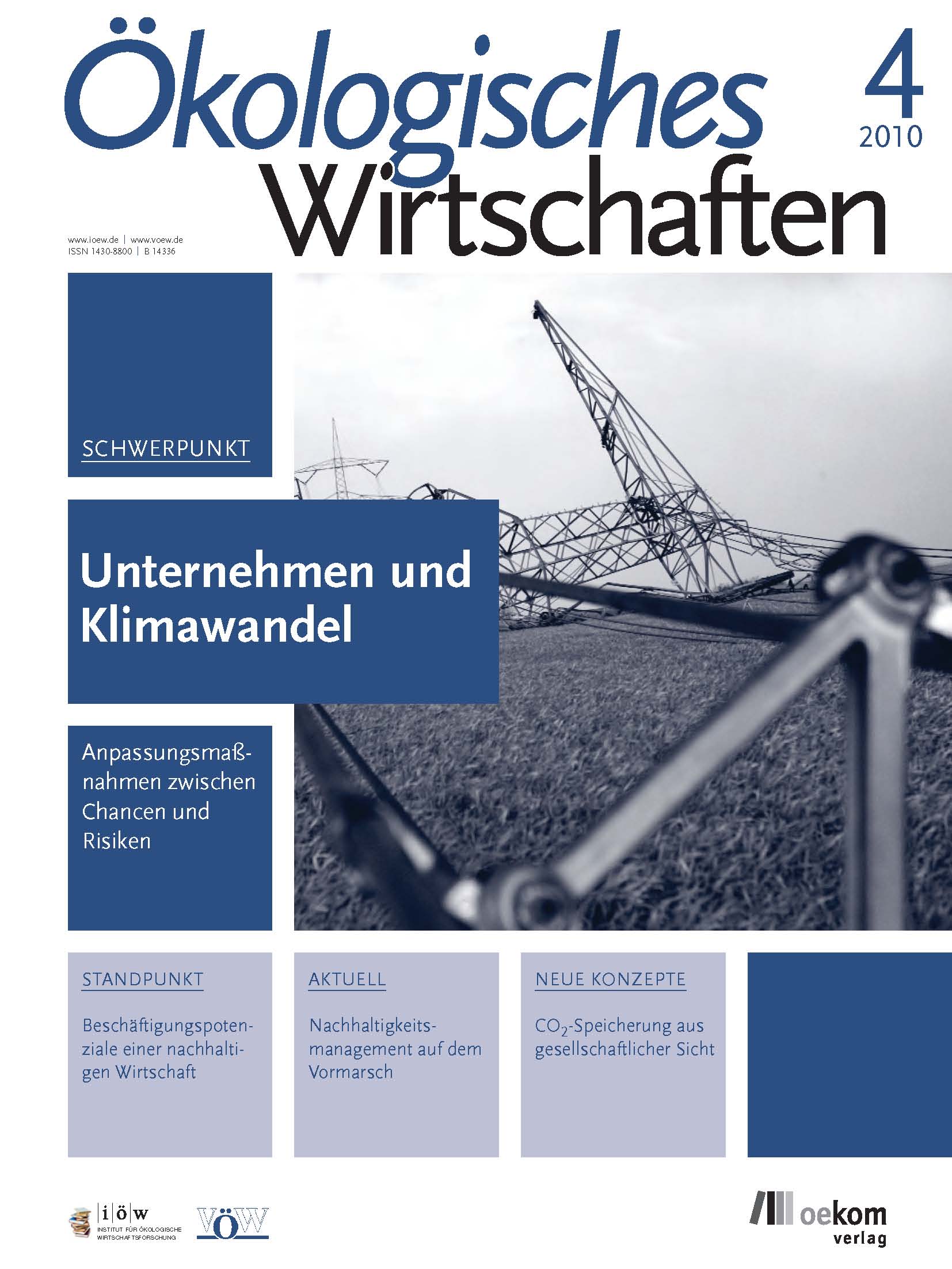 					Ansehen Nr. 4 (2010): Unternehmen und Klimawandel
				