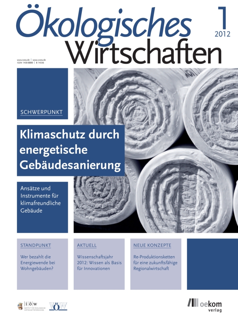 					Ansehen Nr. 1 (2012): Klimaschutz durch energetische Gebäudesanierung
				