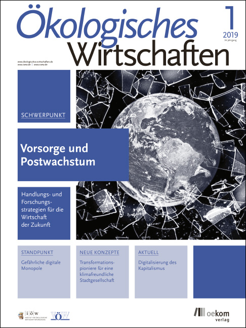 					Ansehen Nr. 1 (2019): Vorsorge und Postwachstum
				