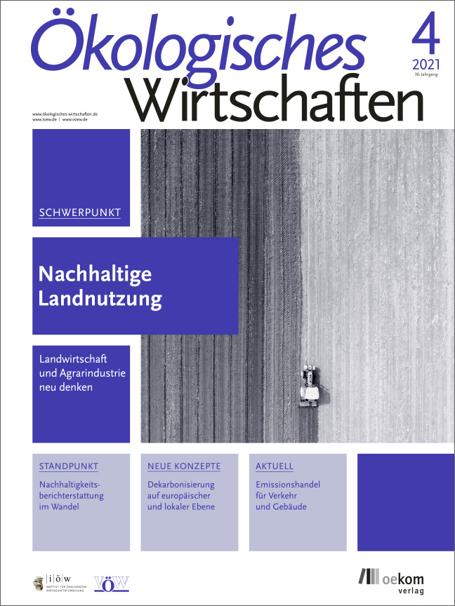 					Ansehen Bd. 36 Nr. 4 (2021): Nachhaltige Landnutzung
				