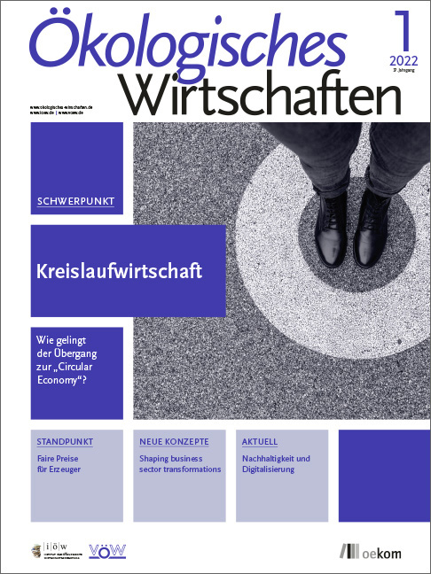 					Ansehen Bd. 37 Nr. 1 (2022): Kreislaufwirtschaft 
				