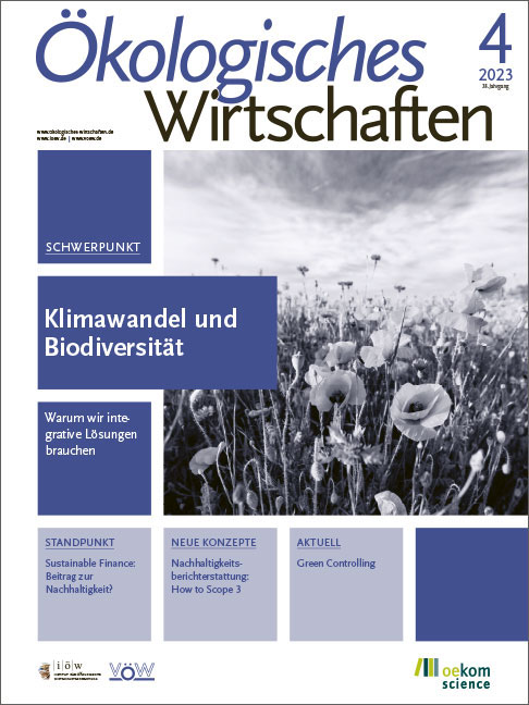 					Ansehen Bd. 38 Nr. 4 (2023): Klimaschutz und Biodiversität
				