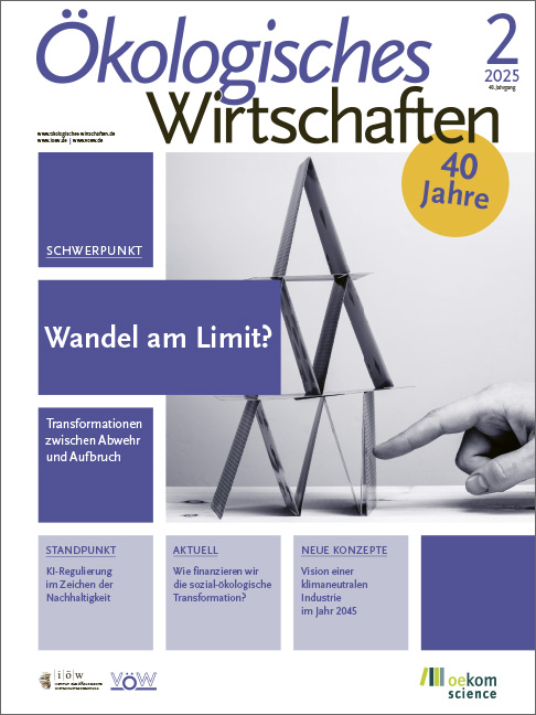 					Ansehen Bd. 40 Nr. 2 (2025): Wandel am Limit?
				