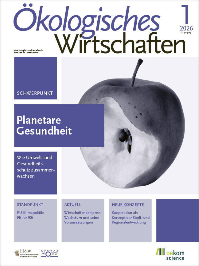 					Ansehen Bd. 41 Nr. 1 (2026): Planetare Gesundheit
				