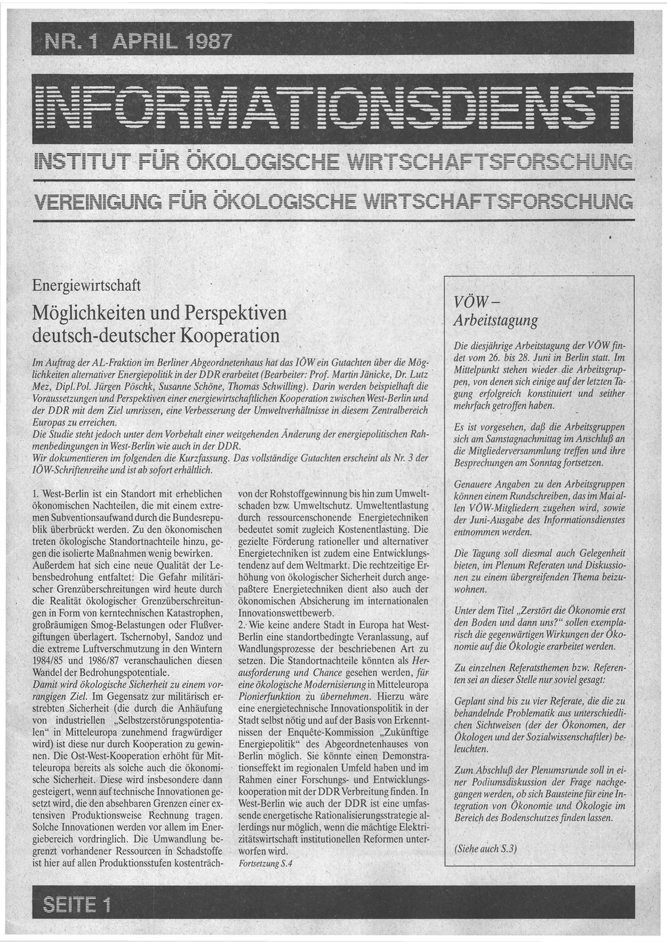 					Ansehen Bd. 2 Nr. 1 (1987): Ökologisches Wirtschaften
				