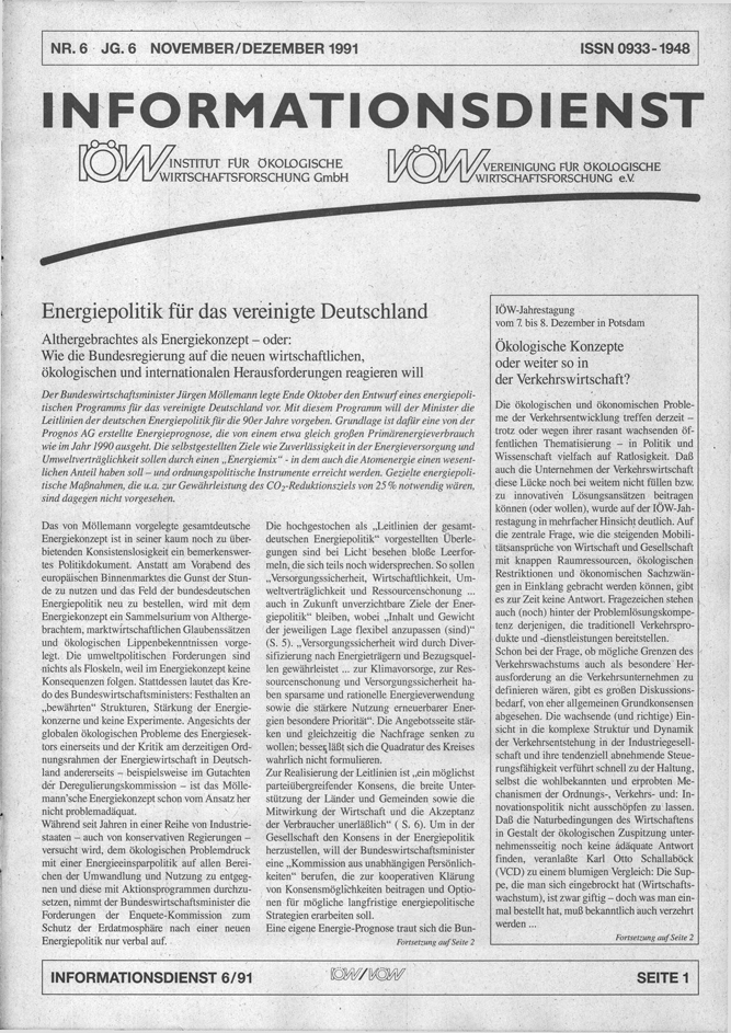 					Ansehen Bd. 6 Nr. 6 (1991): Ökologisches Wirtschaften
				