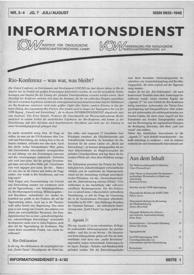 					Ansehen Bd. 7 Nr. 3-4 (1992): Ökologisches Wirtschaften
				