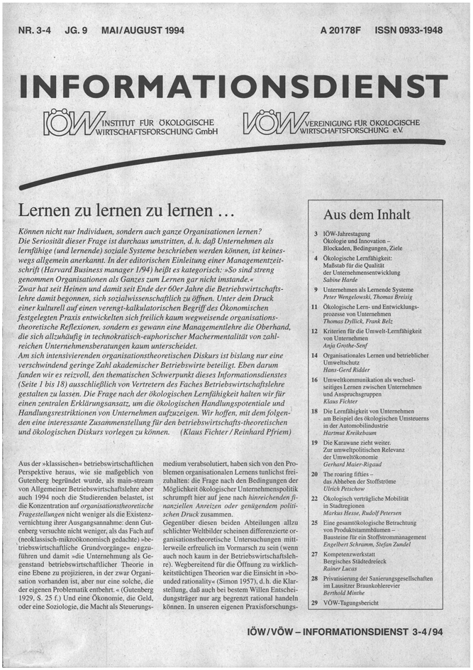 					Ansehen Bd. 9 Nr. 3-4 (1994): Lernen zu lernen zu lernen ...
				